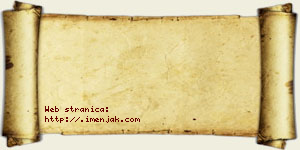 Ksenija Stojmenović vizit kartica